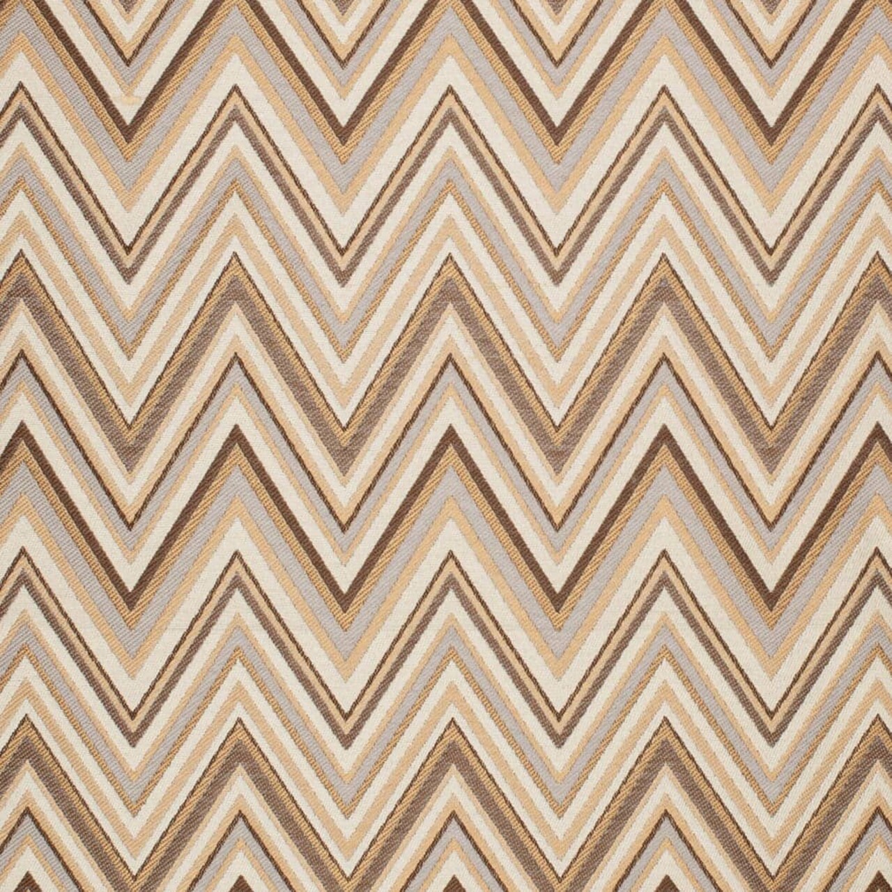 Birch - Brown Abstract Geometric,herringbone Chevron Upholstery Fabric 54 Inches"